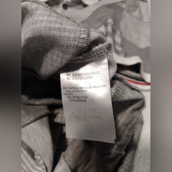 THOM BROWNE Made in Japan Cotton Patchwork Short Sleeve Polo Button down Shirt - Picture 8 of 16